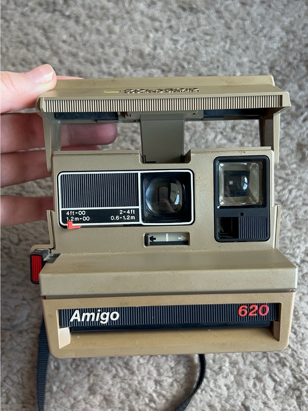 Polaroid 600 land camera Amigo 620 Vintage Instant Camera - Beige